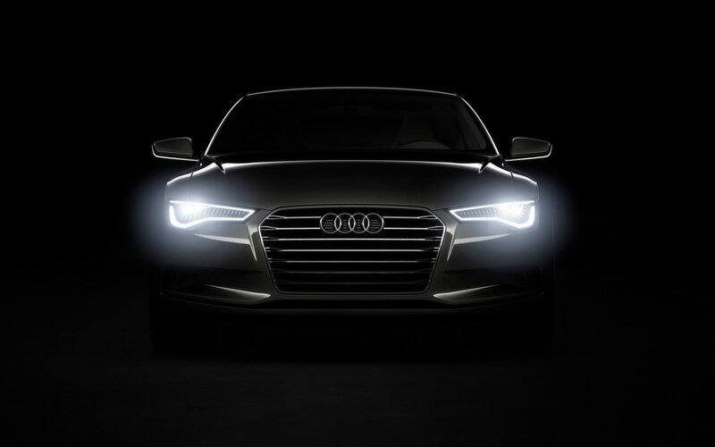Audi car front view