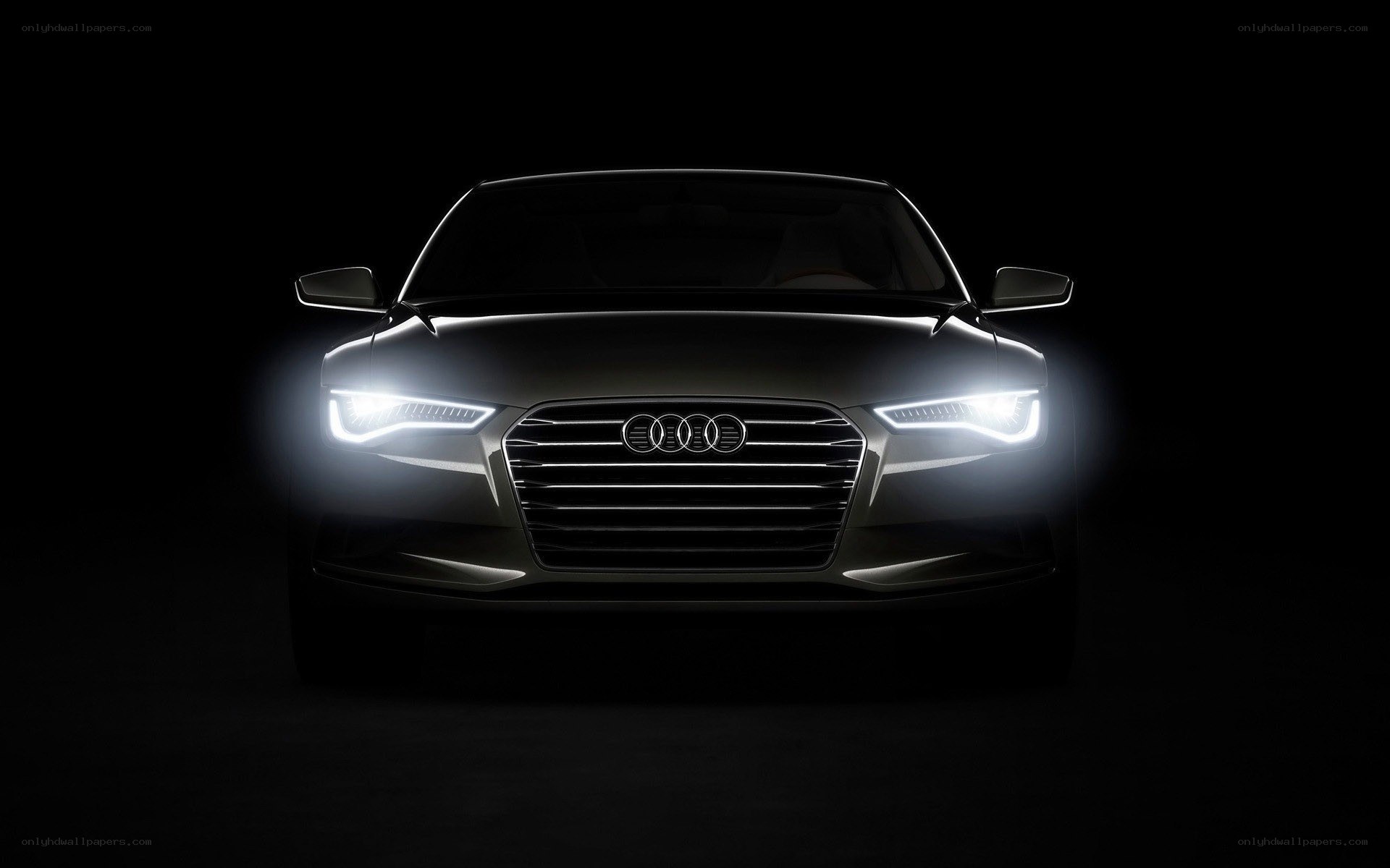 Audi car front view
