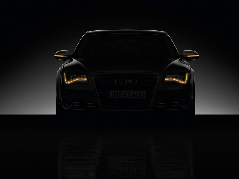 Audi car front view