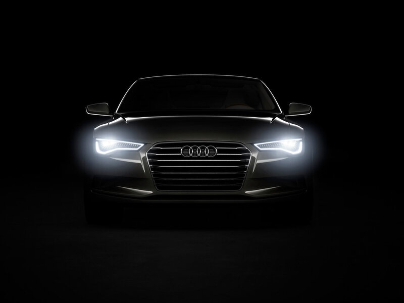 Audi car front view