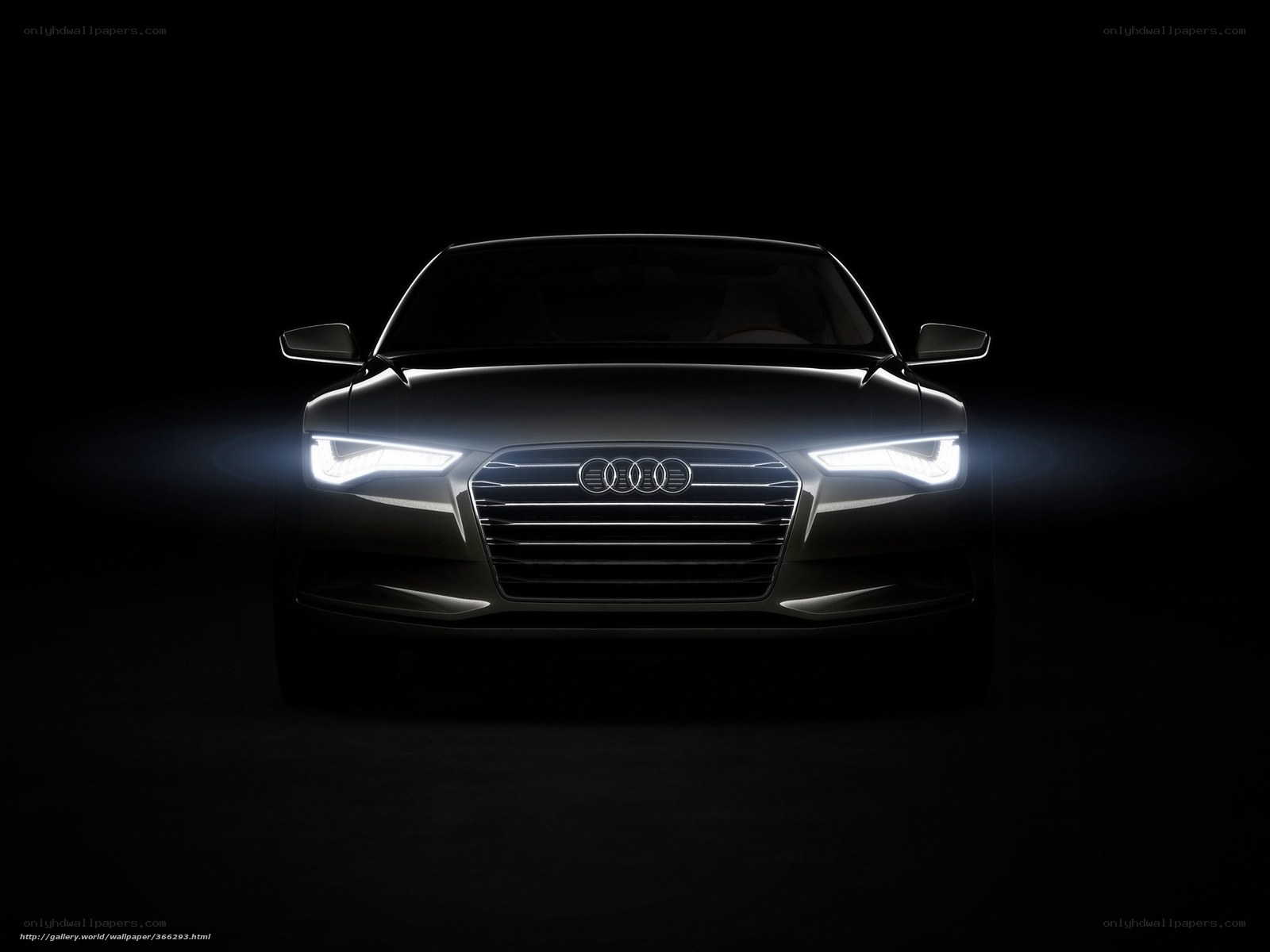 Audi car front view