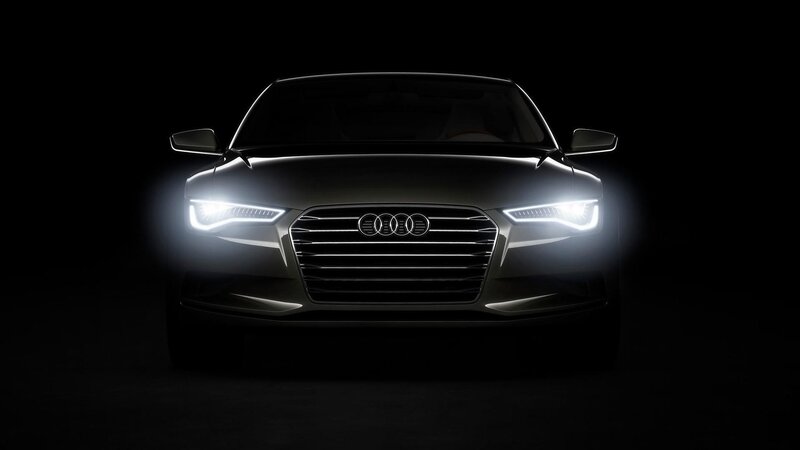 Audi car front view