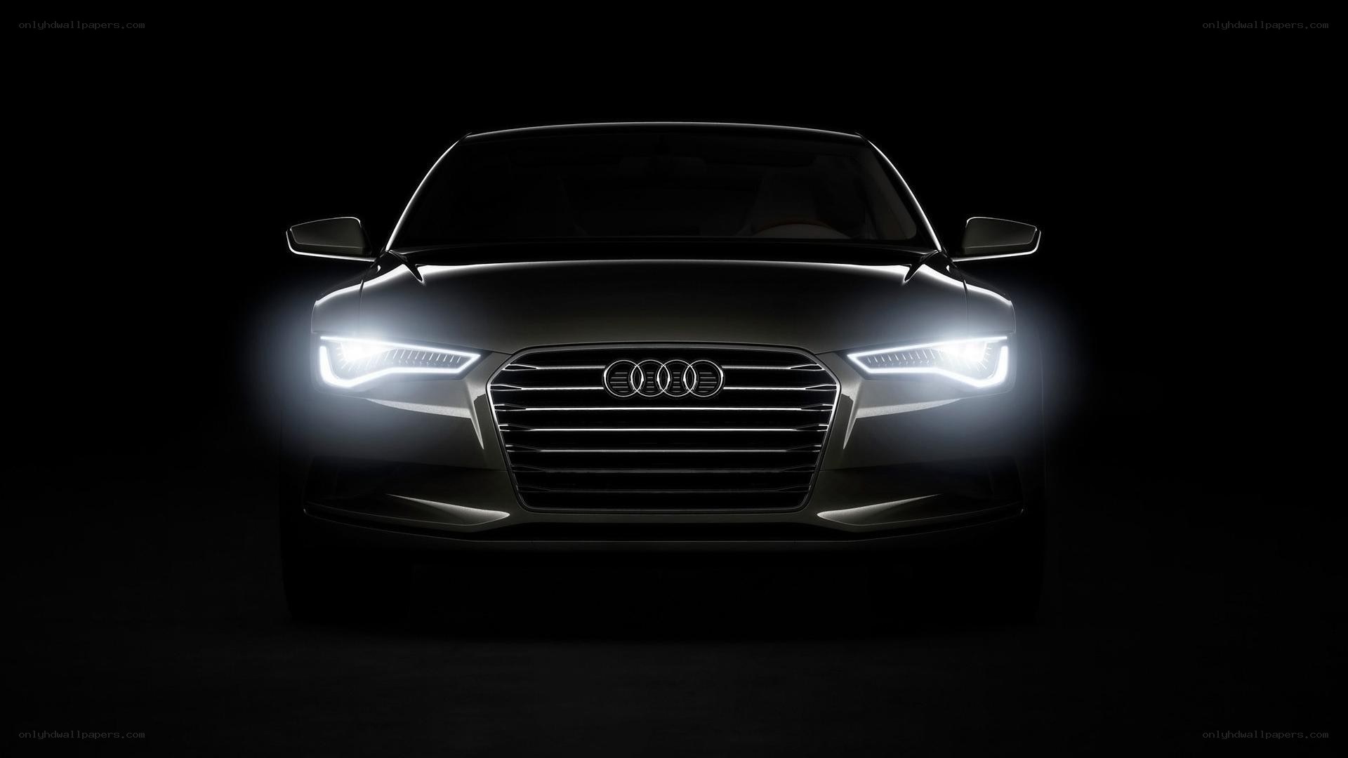 Audi car front view