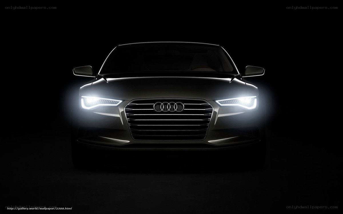 Audi car front view