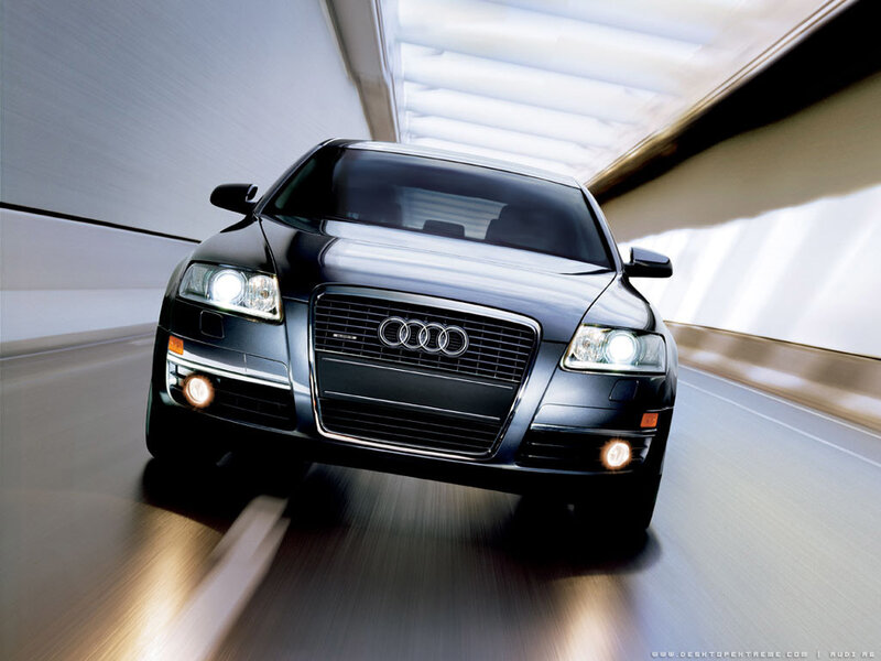 Audi car in a tunnel