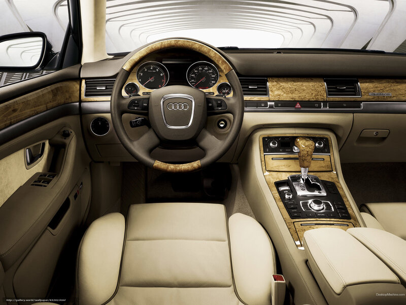 Audi Car Interior — Beige, Luxurious