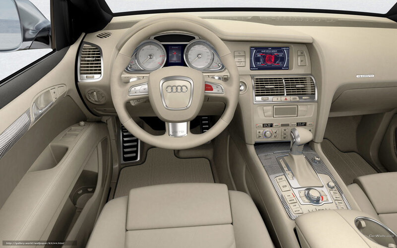 Audi Car Interior — Beige