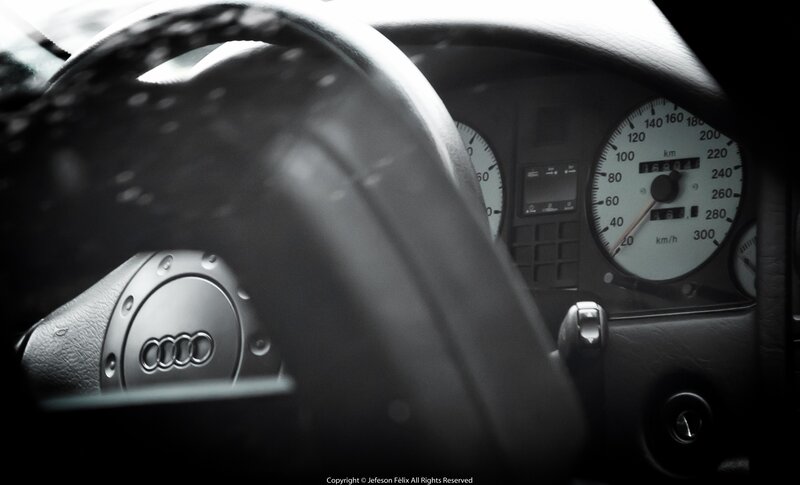 Audi Car Interior — Black, Dramatic