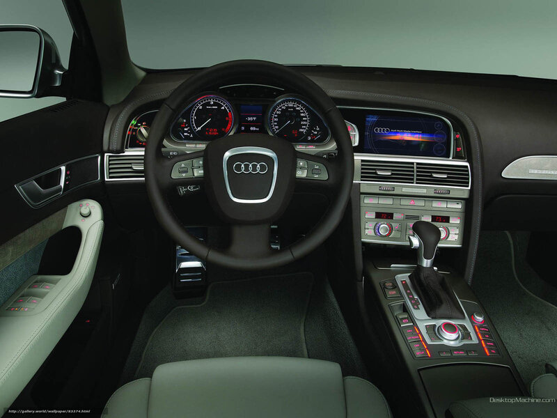 Audi Car Interior — Black, Modern