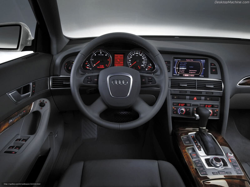 Audi Car Interior — Black, Neutral, Photograph, Steering Wheel, Dashboard