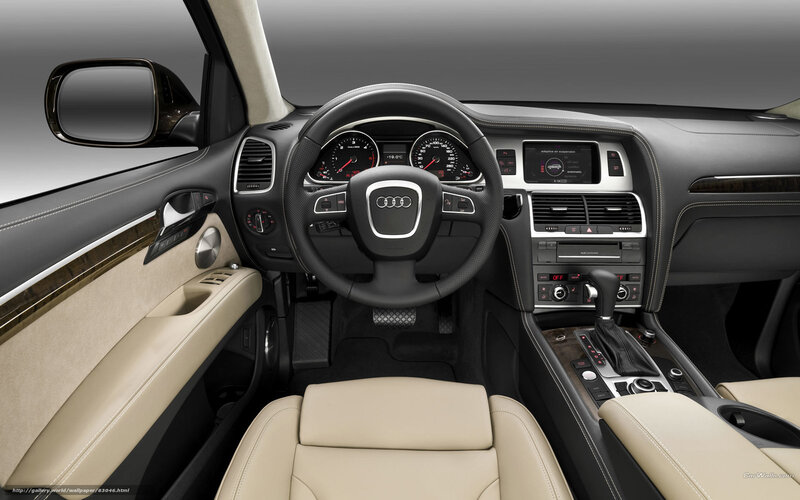 Audi Car Interior — Black, Neutral, Photograph, Steering Wheel