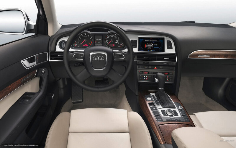 Audi Car Interior — Black, Neutral, Photograph