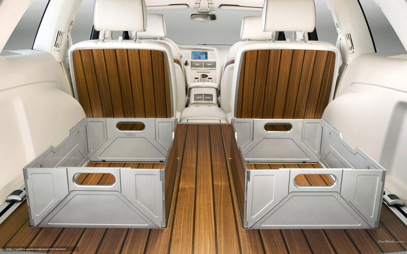 Audi Car Interior — Brown, Modern