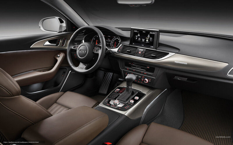 Audi Car Interior — Brown