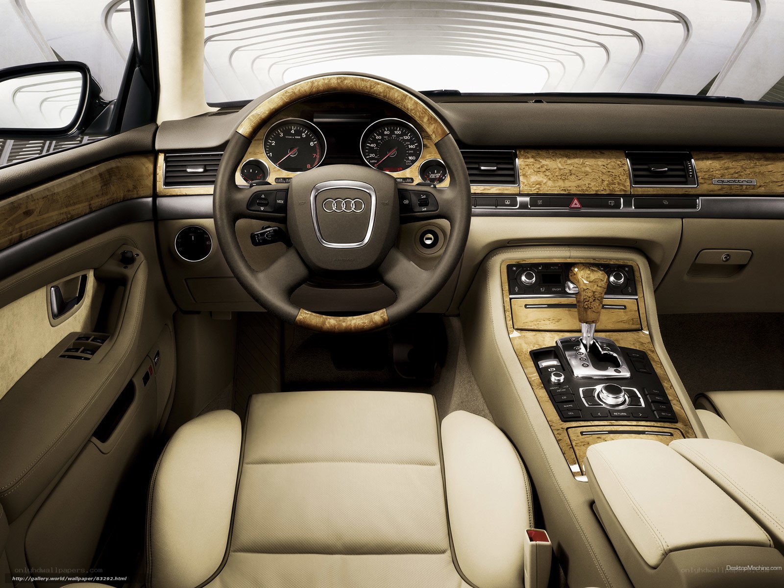 Audi car interior dashboard
