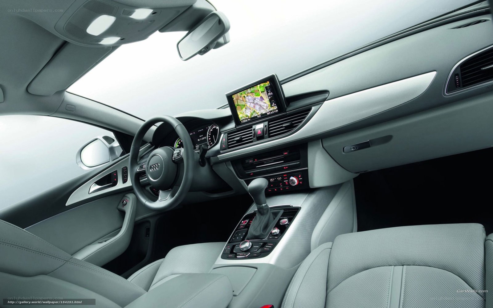 Audi car interior dashboard