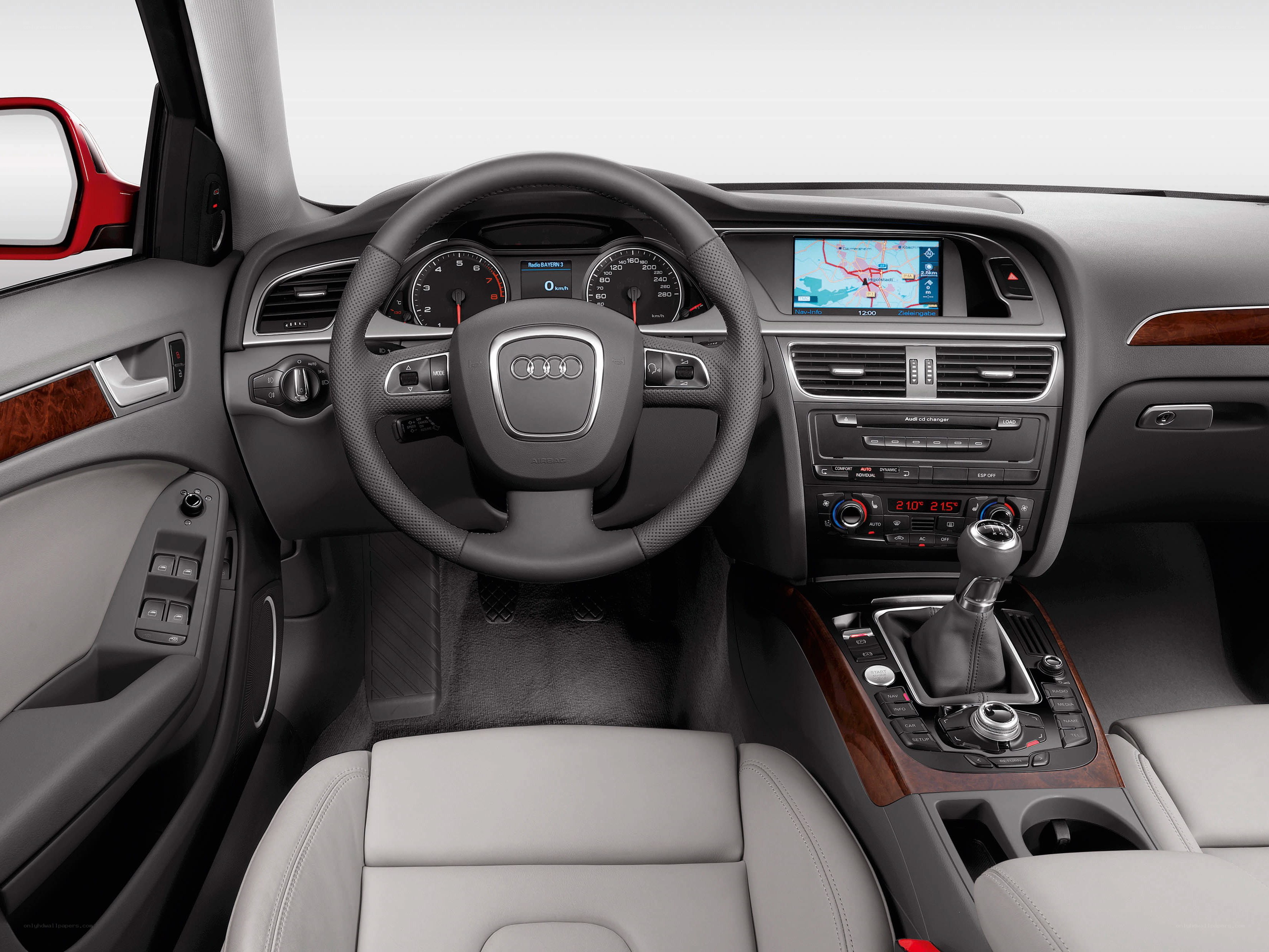 Audi car interior dashboard