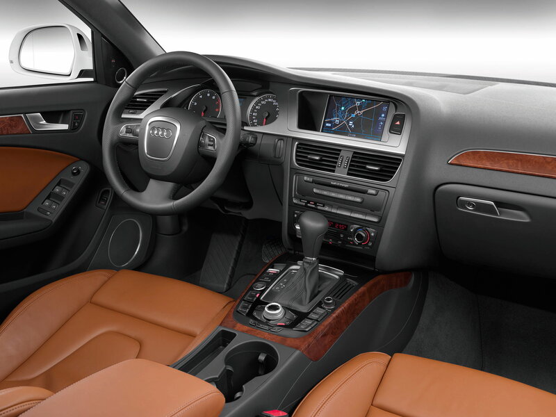 Audi car interior dashboard