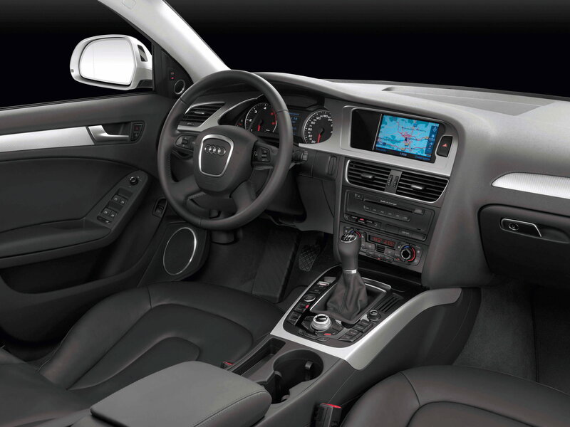 Audi car interior dashboard