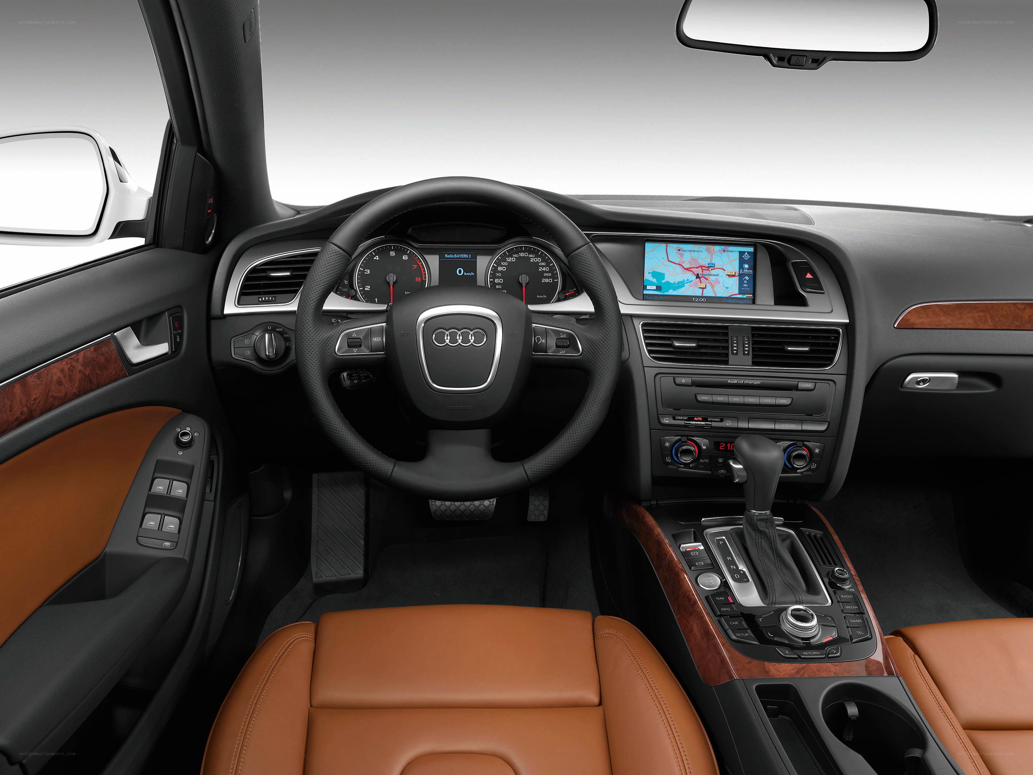 Audi car interior dashboard