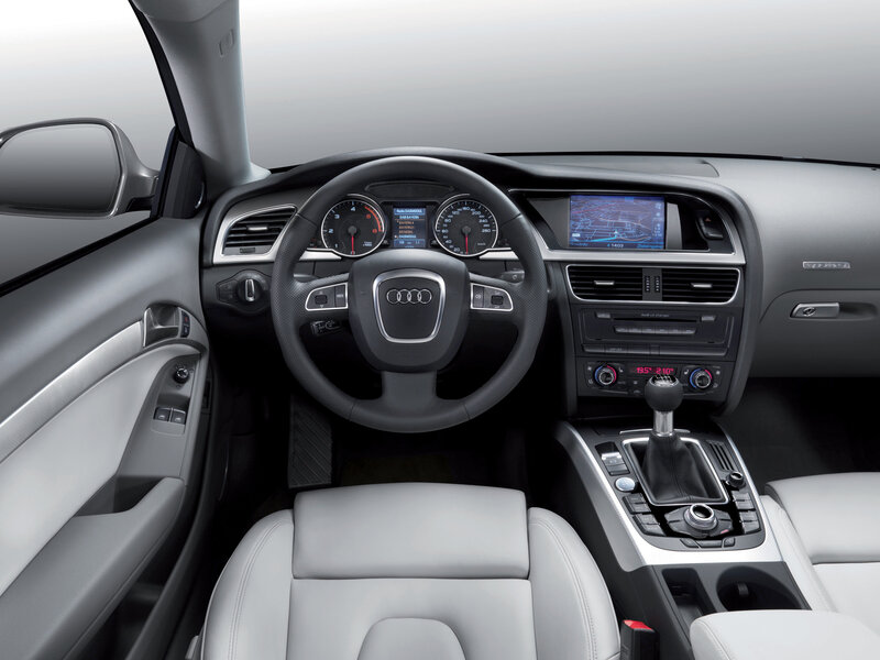 Audi car interior dashboard