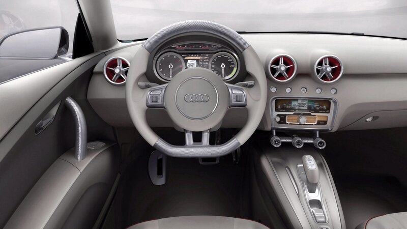 Audi car interior dashboard