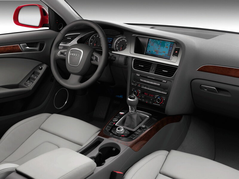 Audi car interior dashboard