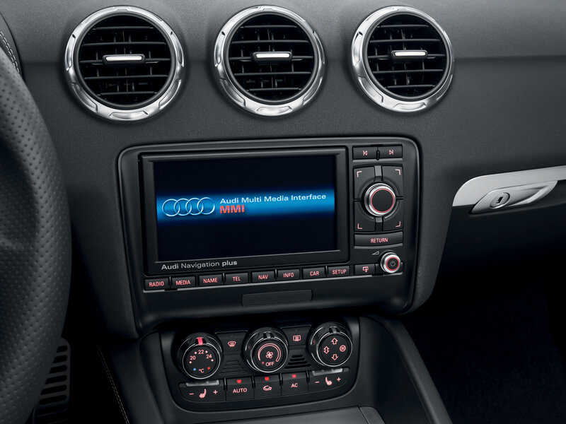 Audi car interior dashboard