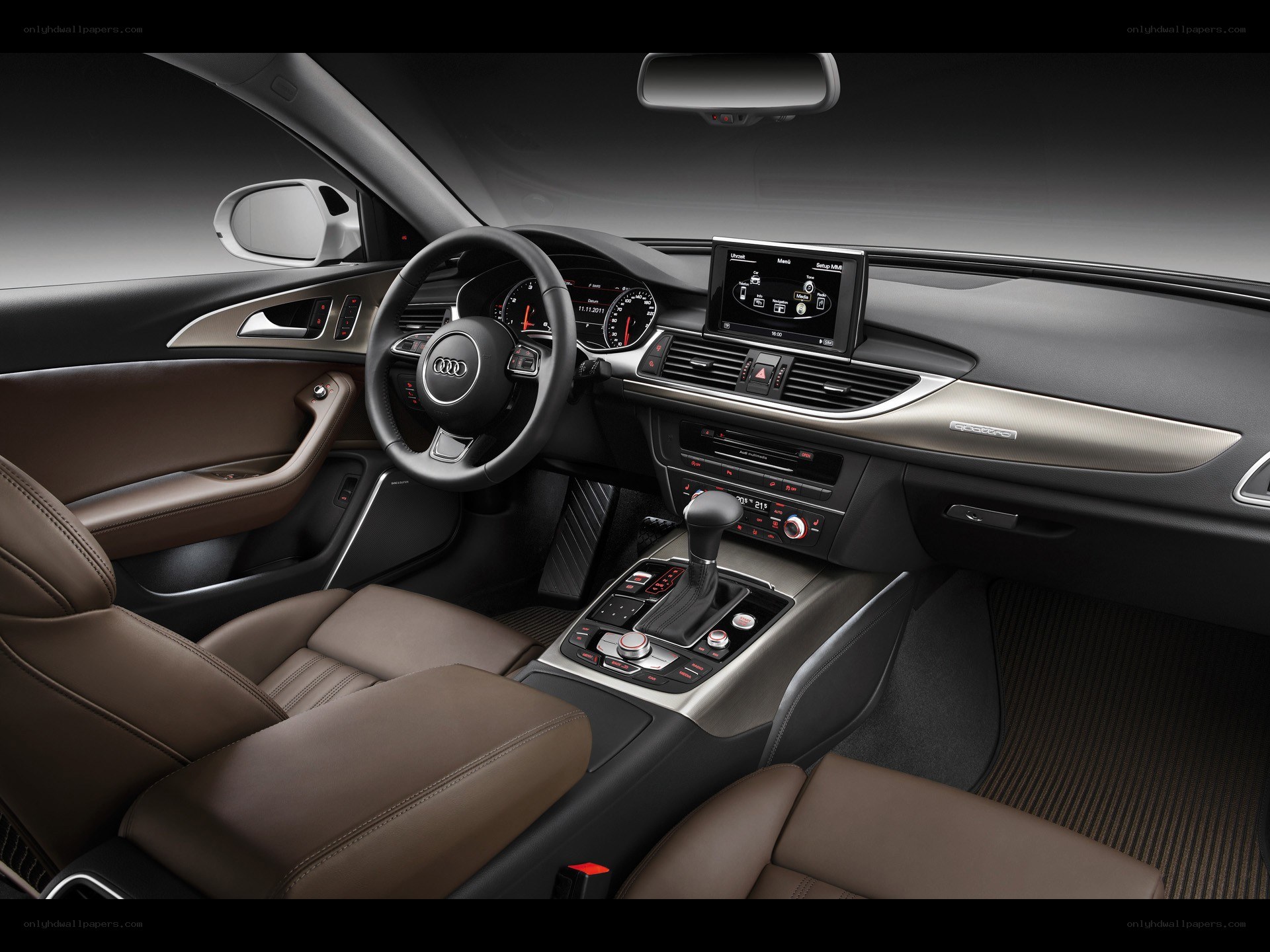 Audi car interior dashboard