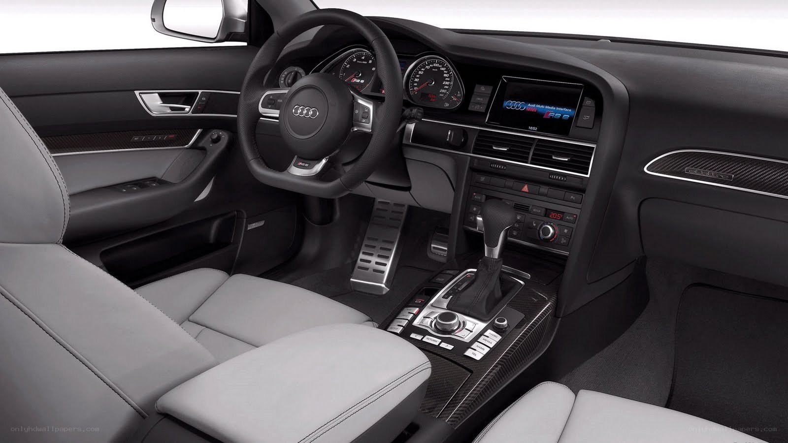 Audi car interior dashboard