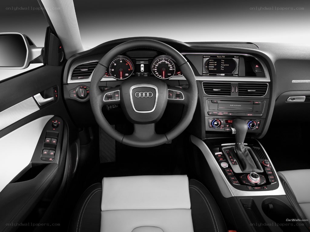 Audi car interior dashboard