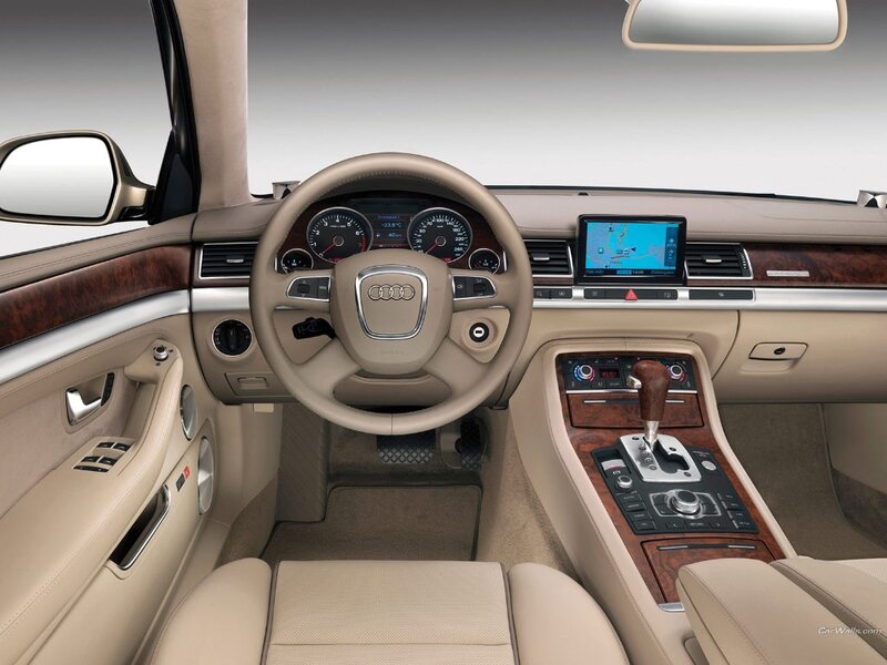Audi car interior dashboard