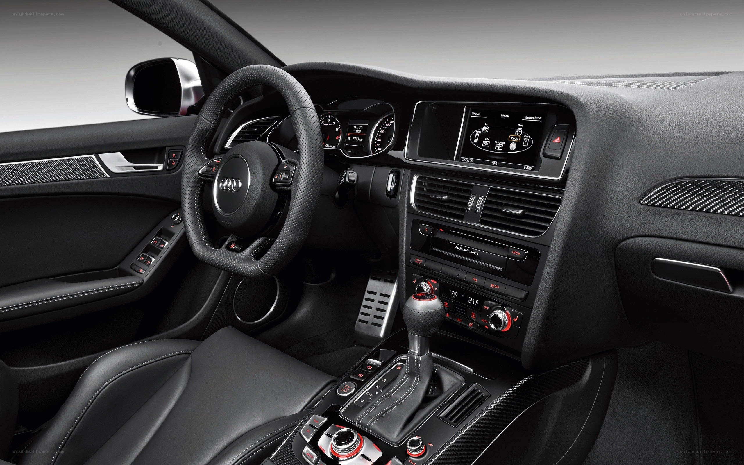 Audi car interior dashboard