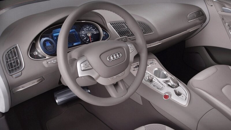 Audi car interior dashboard