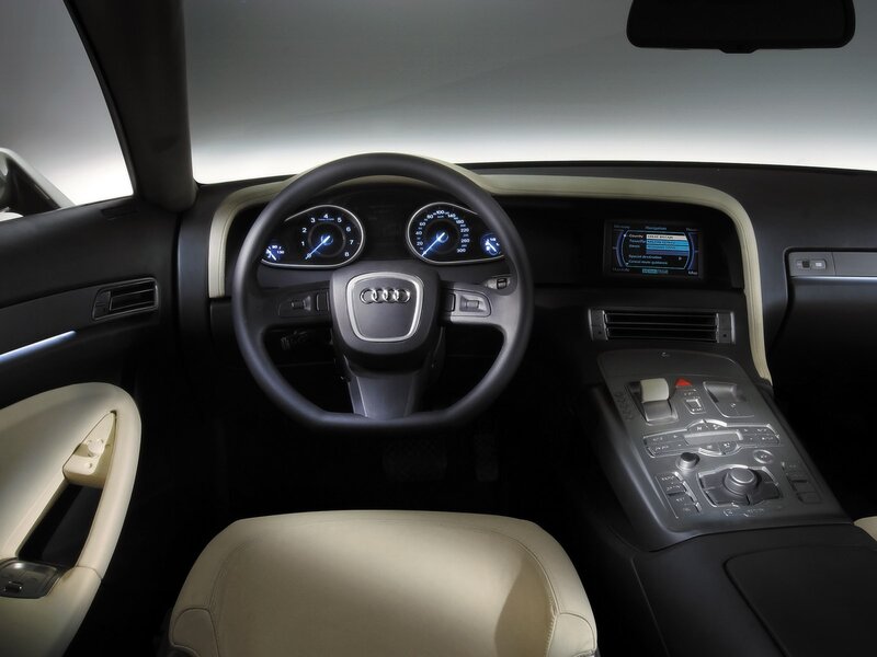 Audi car interior dashboard