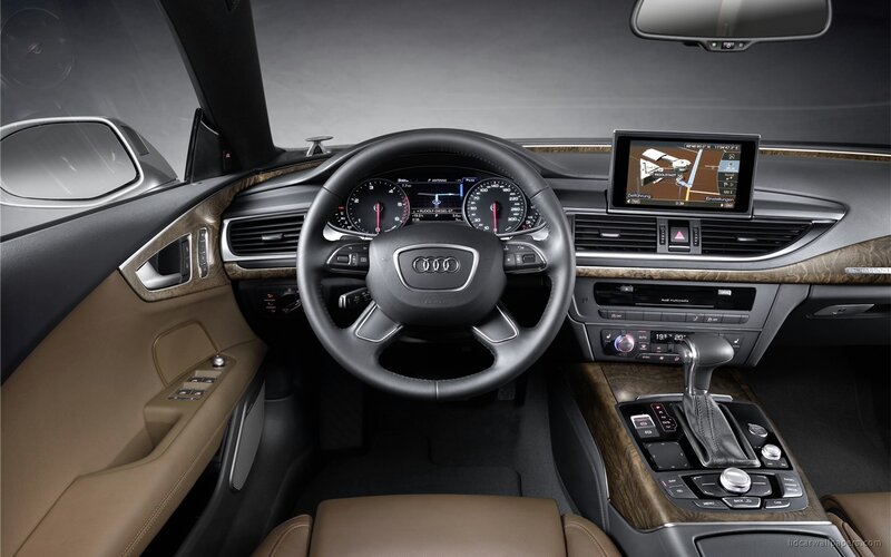 Audi car interior dashboard