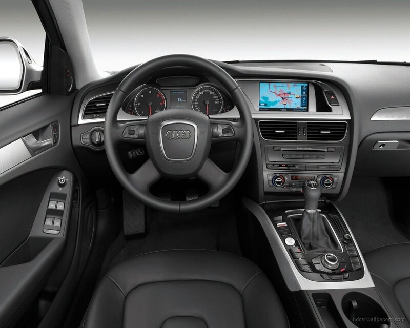 Audi car interior dashboard
