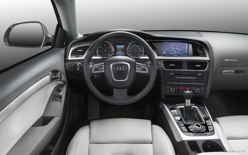 Audi car interior dashboard