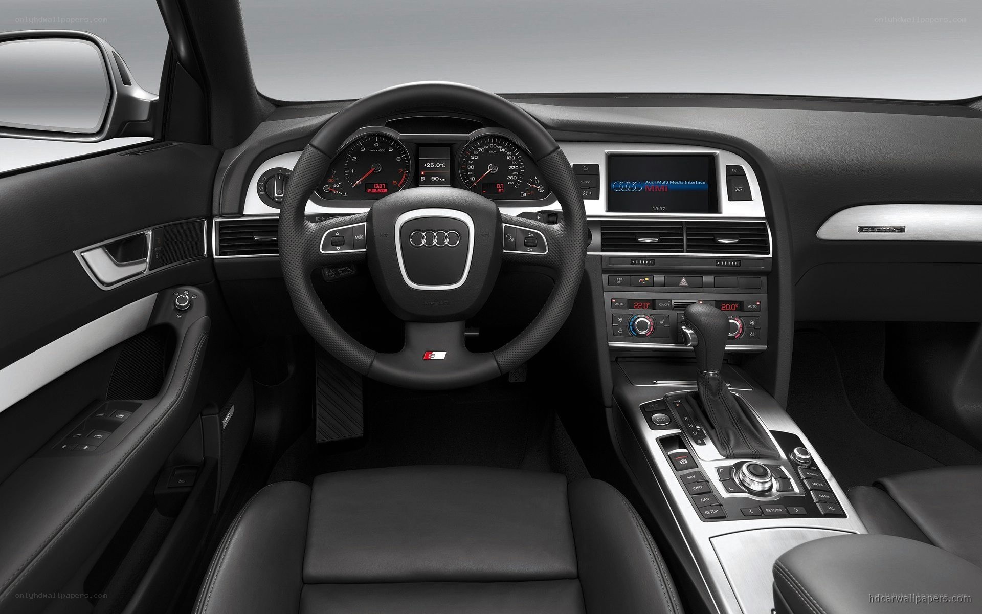 Audi car interior dashboard