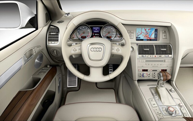 Audi car interior dashboard