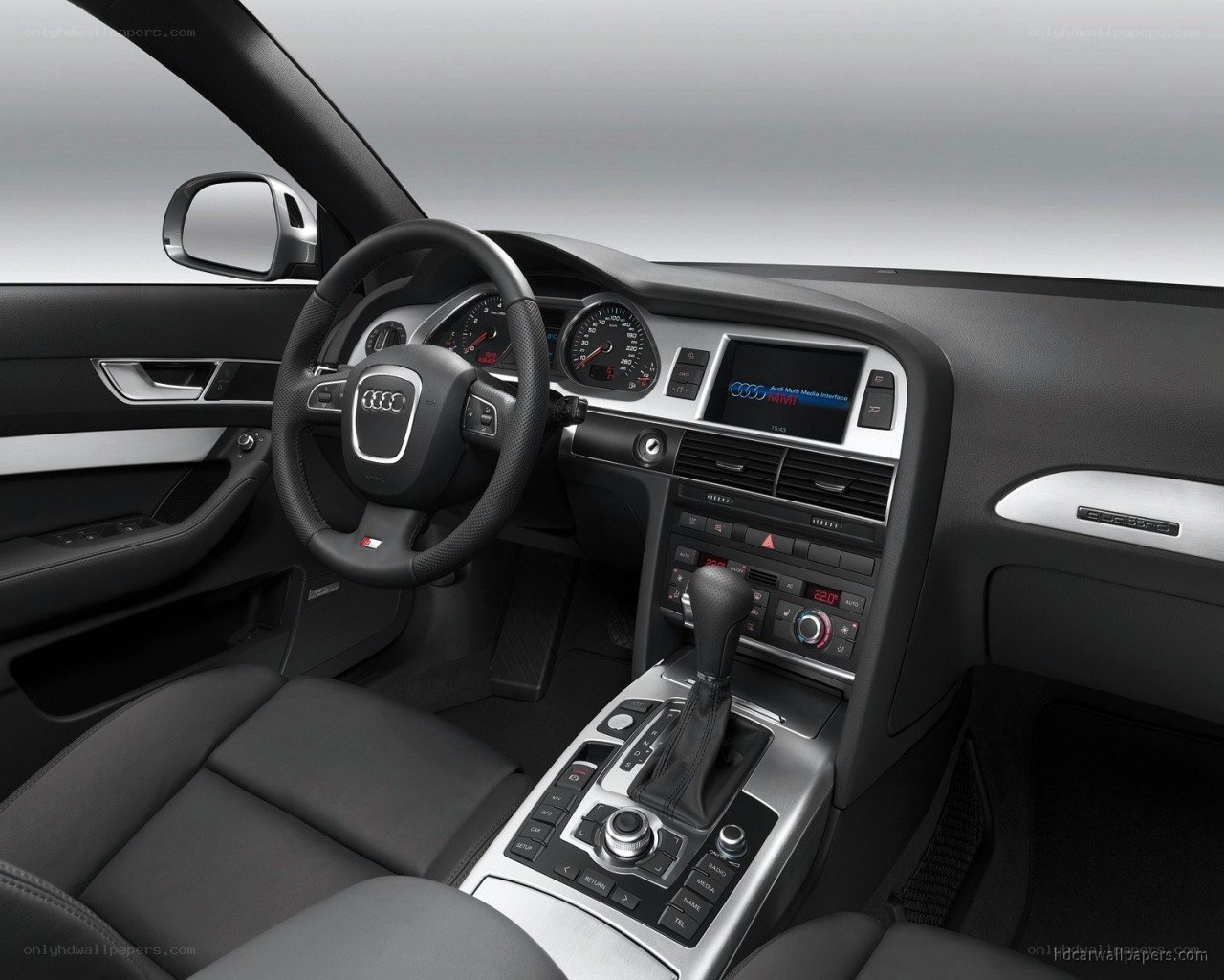 Audi car interior dashboard