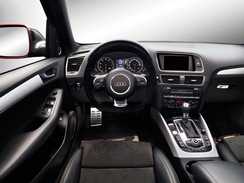 Audi car interior dashboard