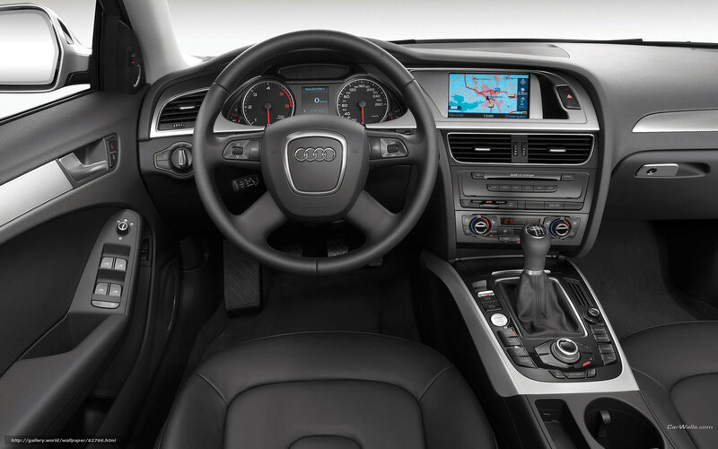 Audi car interior dashboard