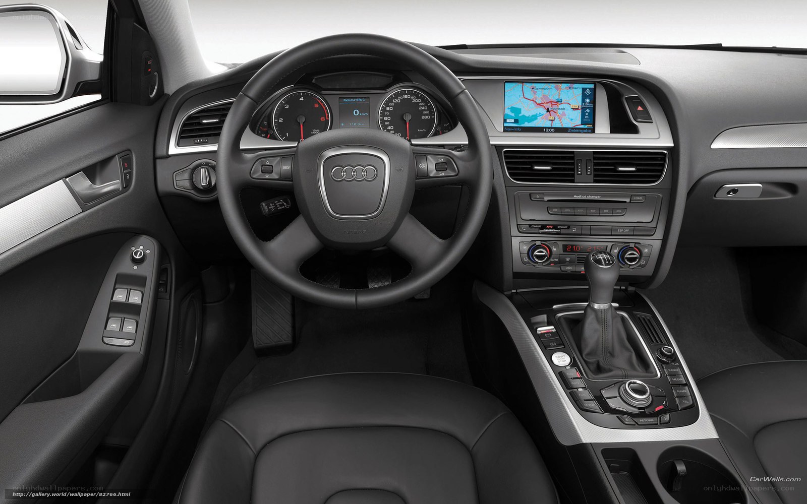 Audi car interior dashboard