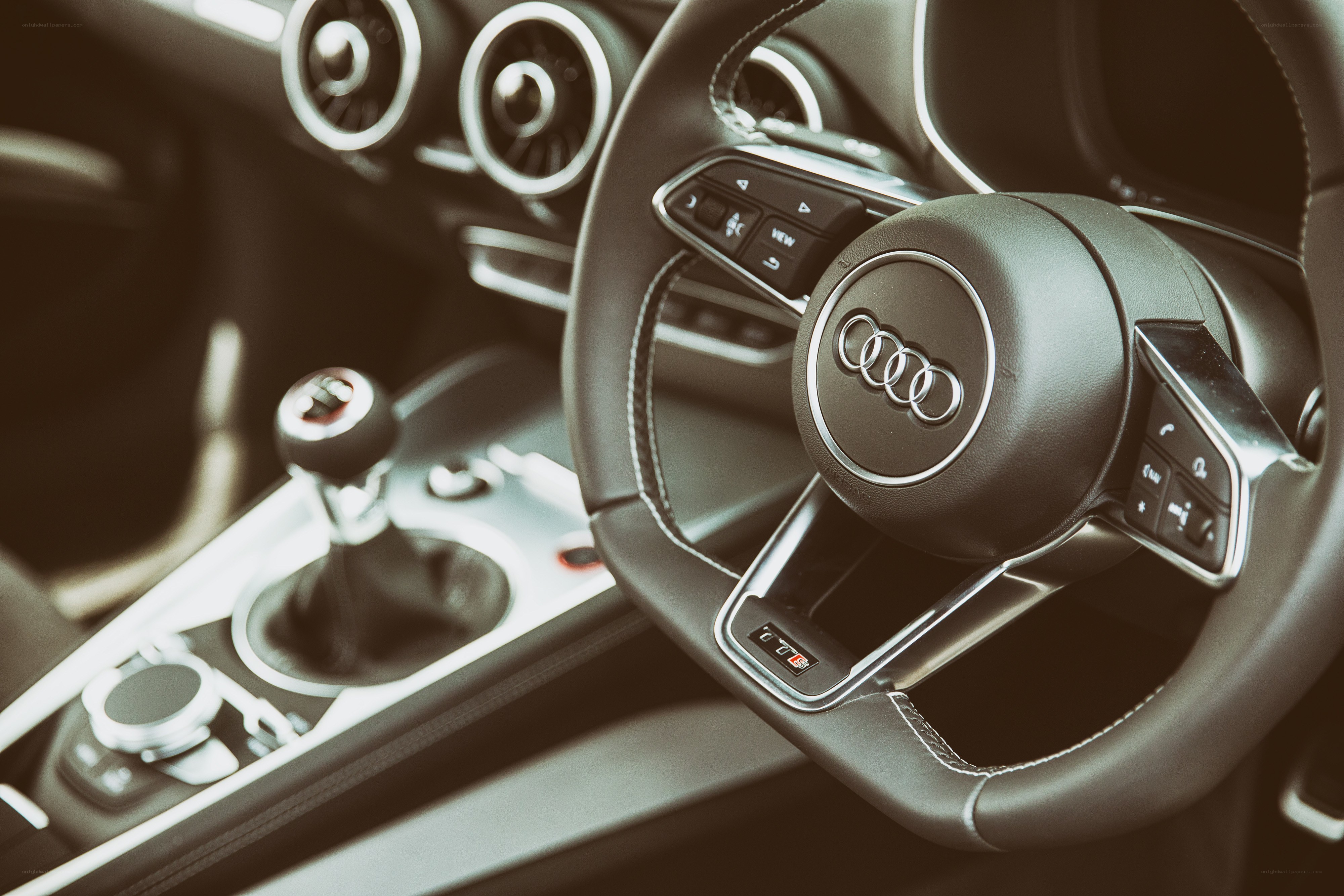 Audi car interior details