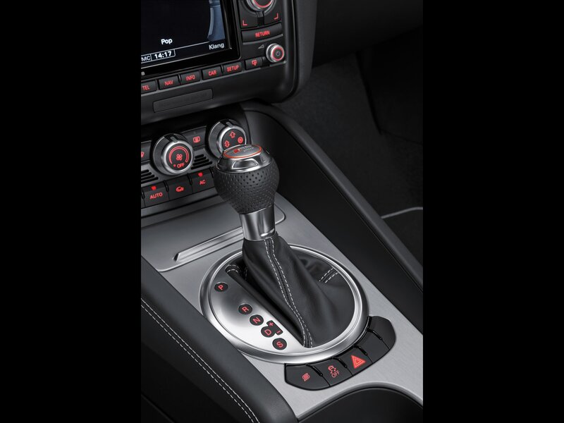 Audi car interior gear shift