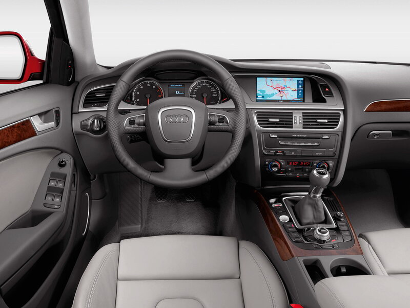 Audi Car Interior — Gray, Neutral, Photograph, Steering Wheel, Dashboard, Center Console