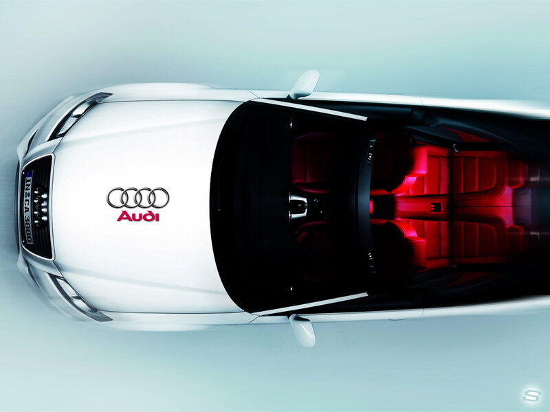 Audi car interior view