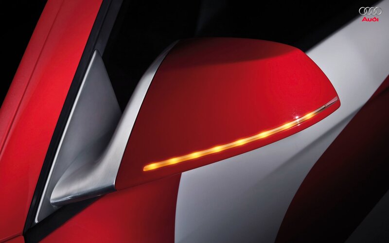 Audi car side mirror