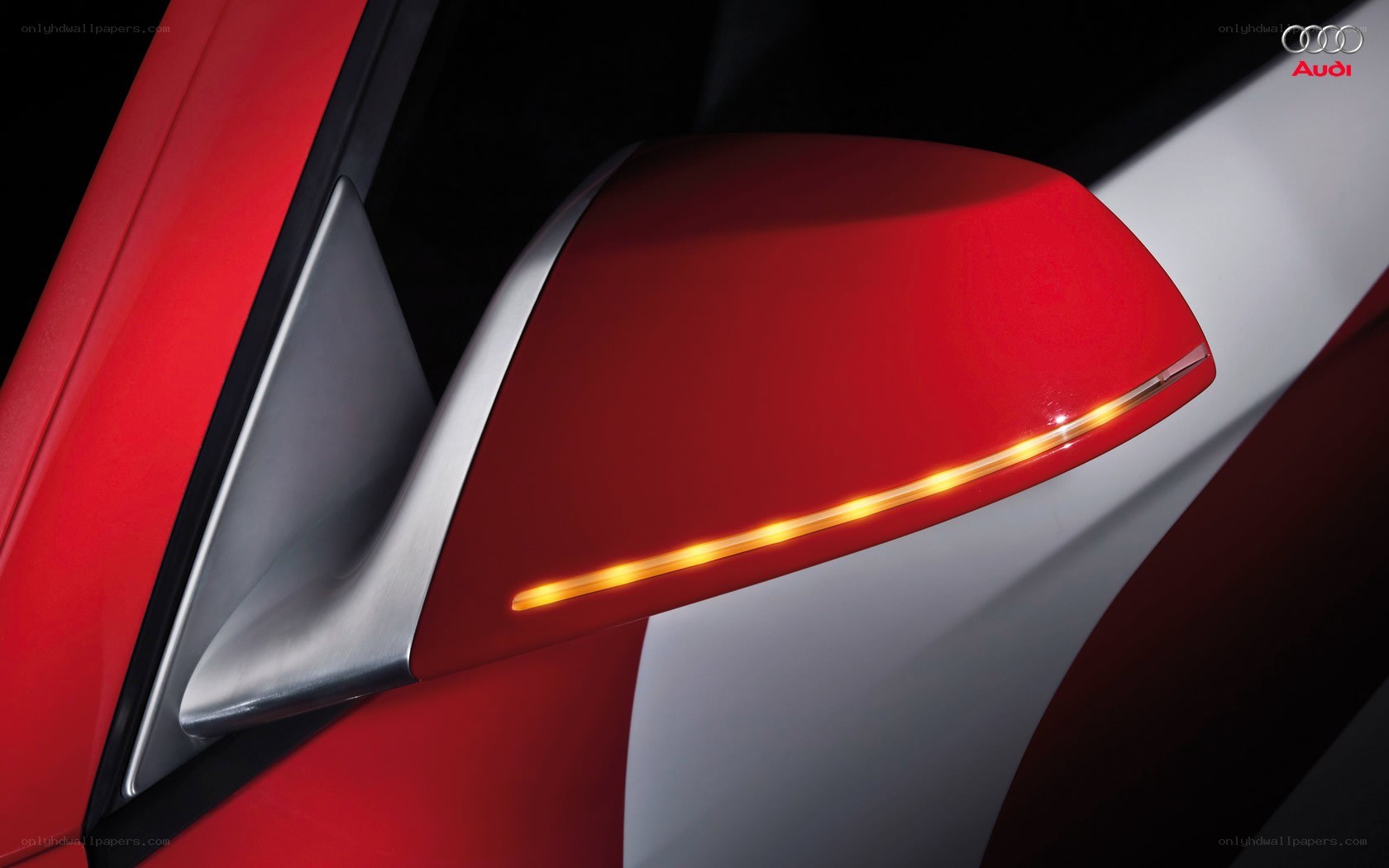 Audi car side mirror